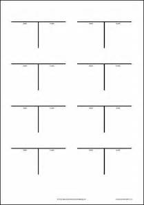 Printable Blank T Accounts Template